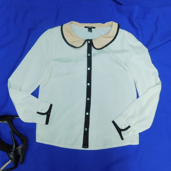 Forever 21 Tops - Lolita Dress Shirt By Forever 21 Size Large